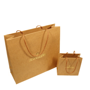 5313 warm wheat paper bag, eco paper handle