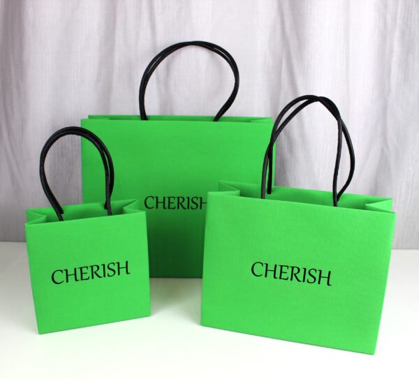 YS-24205 vibrant green cloth tote bag