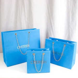 YS-24207 ocean blue chain handle bag