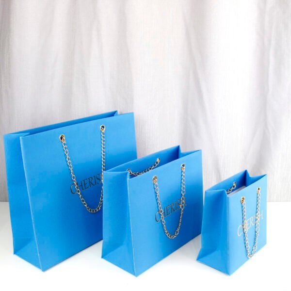 YS-24207 ocean blue chain handle bag