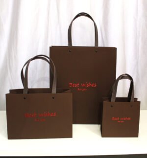 YS-24213 dark coffe brown bag- pu handle